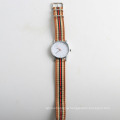 Hot sales watch nylon strap stainless steel watch back nylon wristband watch